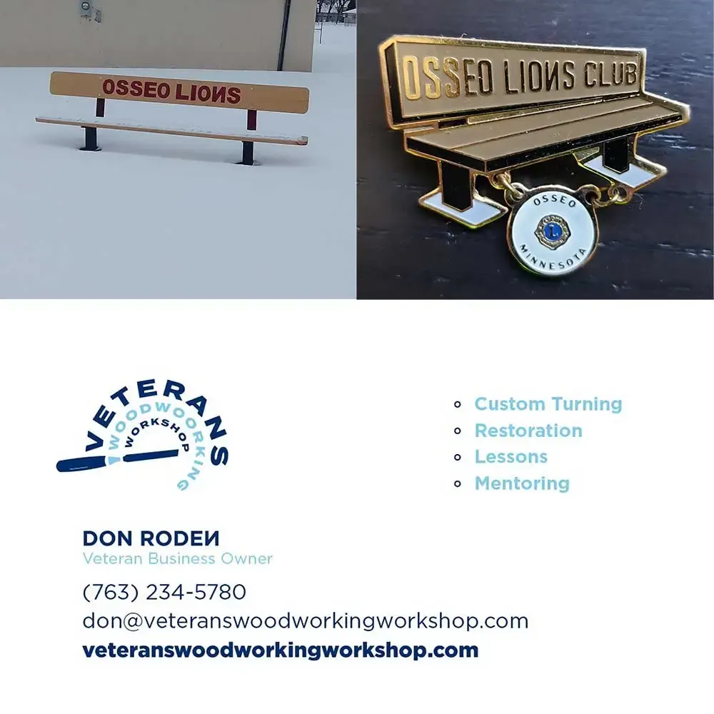 Don Roden business card showing the deliberately backwards N.